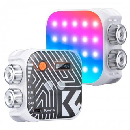 K&F Concept RGB Video Light, 21 Light Effects, 2500K-9900K, 2000mAh Vlogging (Beli) KF34.036V1